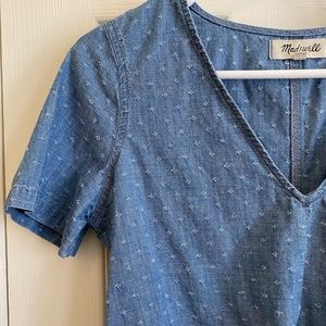 Madewell size small chambray top